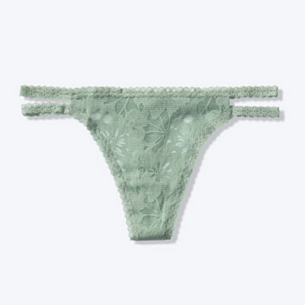 VS PINK Lace Strappy Thong Size S